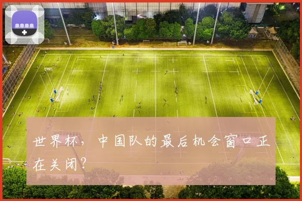 世界杯,中国队的最后机会窗口正在关闭?